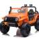 Batteridrevet bil XB 1118 oransje bilde 3
