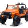 Batteridrevet bil XB 1118 oransje bilde 4