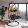 Chaise suspendue, balançoire cocon avec coussins, DEUX PLACES KR34 photo 6
