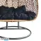Chaise suspendue, balançoire cocon avec coussins, DEUX PLACES KR34 photo 4