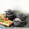 Ensemble de casseroles et poêles en marbre – 17pcs photo 1