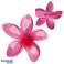 Grampo de cabelo XL CLIPS flor rosa ombre 6 cm SP403 foto 1