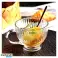 Sett med 6 store rillede glasskopper 380 ml SZK150ZESTAW6 bilde 4