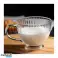 Sett med 6 store rillede glasskopper 380 ml SZK150ZESTAW6 bilde 2