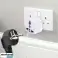 ENGELSK PLUGGADAPTERADAPTER PL EU TIL UK UNIVERSALPLUGG bilde 2