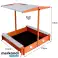 Foldable Sandbox with Roof 24215 image 4