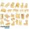 Wooden Doll Furniture Set 34 pcs 23542 image 3