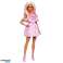 Barbie Fashionistas Puppe blond im rosa Kleid Bild 2
