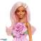 Barbie Fashionistas Puppe blond im rosa Kleid Bild 3