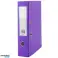 Document binder A4/80mm Fitting Lever Mechanism Purple image 1