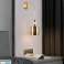 ELEGANT GOLD/WHITE WALL LAMP WALL LAMP METAL LAMPSHADE MODERN E27 image 4