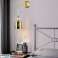 ELEGANT GOLD/WHITE WALL LAMP WALL LAMP METAL LAMPSHADE MODERN E27 image 1