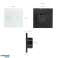 Touch Light Switch Maclean Double Stairs Cross Glass White with Square Backlit Button 86x86mm MCE712 image 6