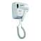 Rosberg R51100HT, Wall mounted hair dryer, 1300W, 2 speed settings, Shave socket, White image 3