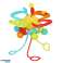 Sensorisches Spielzeug 6in1 Beißring Strings Pull Pop It Colorful Bild 2