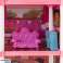 Leļļu namiņš Villa Pink DIY 4 Tiers Mēbeles 61cm attēls 5