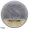 Shaggy Fluffy Pet Bed with Canopy Light Gray 60 cm Diameter image 2