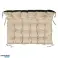 GARTENKISSEN FÜR PALETTEN 120X80 CM BEIGE Bild 1
