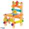 Chaise éducative d’atelier en blocs de bois kit de construction 49el. photo 6