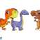 Schlüpfendes magisches Dinosaurier-Ei wächst 6cm weiß Bild 2