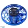 Flying Puck UFO Disc Light Casting LED Giroscop Albastru fotografia 2