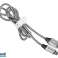 Kabel TRACER USB 2.0 AM micro 1.0m svart-sølv bilde 1