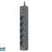Overspenningsbeskyttelse TRACER Power Line 5.0 m Grafitt 5 uttak bilde 1