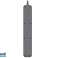 Overspenningsbeskyttelse TRACER Power Line 5.0 m Grafitt 5 uttak bilde 3