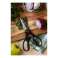 Oliver Voltz OV51633K9G, Knife set 8 pcs., with Acrylic Stand with rotating Base, Black/Silver image 4