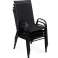 HAVETERRASSE MØBLER SÆT BORD 120X72 4x STOLE Black Edition PREMIUM ONDRAGON billede 5