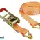 67 099# Kuljetushihna 48mm x 10m oranssi kiristimellä kuva 1