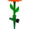 AG258E GARDEN SPRINKLER FLOWER image 1