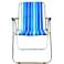 AG294A BEACH CHAIR BLUE ALU image 1