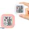 AG355C THERMOMETER KAMER HYGROMETER ROZE foto 3