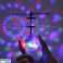 AG362E UÇAN TOP DISKO LED UFO MAVI fotoğraf 2
