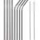 AG371A METAL STRAWS SET 10 EL. SILVER image 2