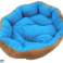 AG602 BETT MIT KISSEN 33X38 BLAU Bild 1