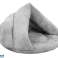 AG602D DOG BED CAT GREY image 1