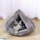 AG602D DOG BED CAT GREY image 4