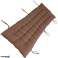 AG690I SUN LOUNGER CUSHION 160CM BROWN image 1