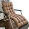 AG690I SUN LOUNGER CUSHION 160CM BROWN image 4
