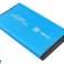 AK88F DISK ENCLOSURE 2.5" USB SATA BLUE image 1