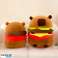 PLUSH CAPYBARA BURGER – DECORATIVE MASCOT 30 CM FOR CHILDREN AND ADULTS image 5
