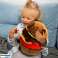 PLUSH CAPYBARA BURGER – DECORATIVE MASCOT 30 CM FOR CHILDREN AND ADULTS image 1