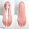 BQ3D WIG HAIR 80cm PINK COSPLAY image 2