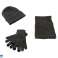 BQ52BP SET CAP + GLOVES + CHIMNEY GREY image 1