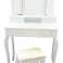 CA16D COSMETIC DRESSING TABLE MIRROR+TABORE image 1