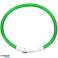 DA269 GLOEIENDE LED HALSBAND REG. GROEN foto 1