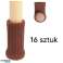 DA336 MÓVEIS LEG COVERS 16PCS CASTANHO foto 2