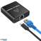 МЕРЕЖЕВИЙ РОЗГАЛУЖУВАЧ HD43 1X2 RJ45 зображення 2